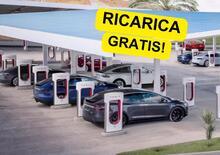 Tesla: oggi si viaggia GRATIS ai Supercharger