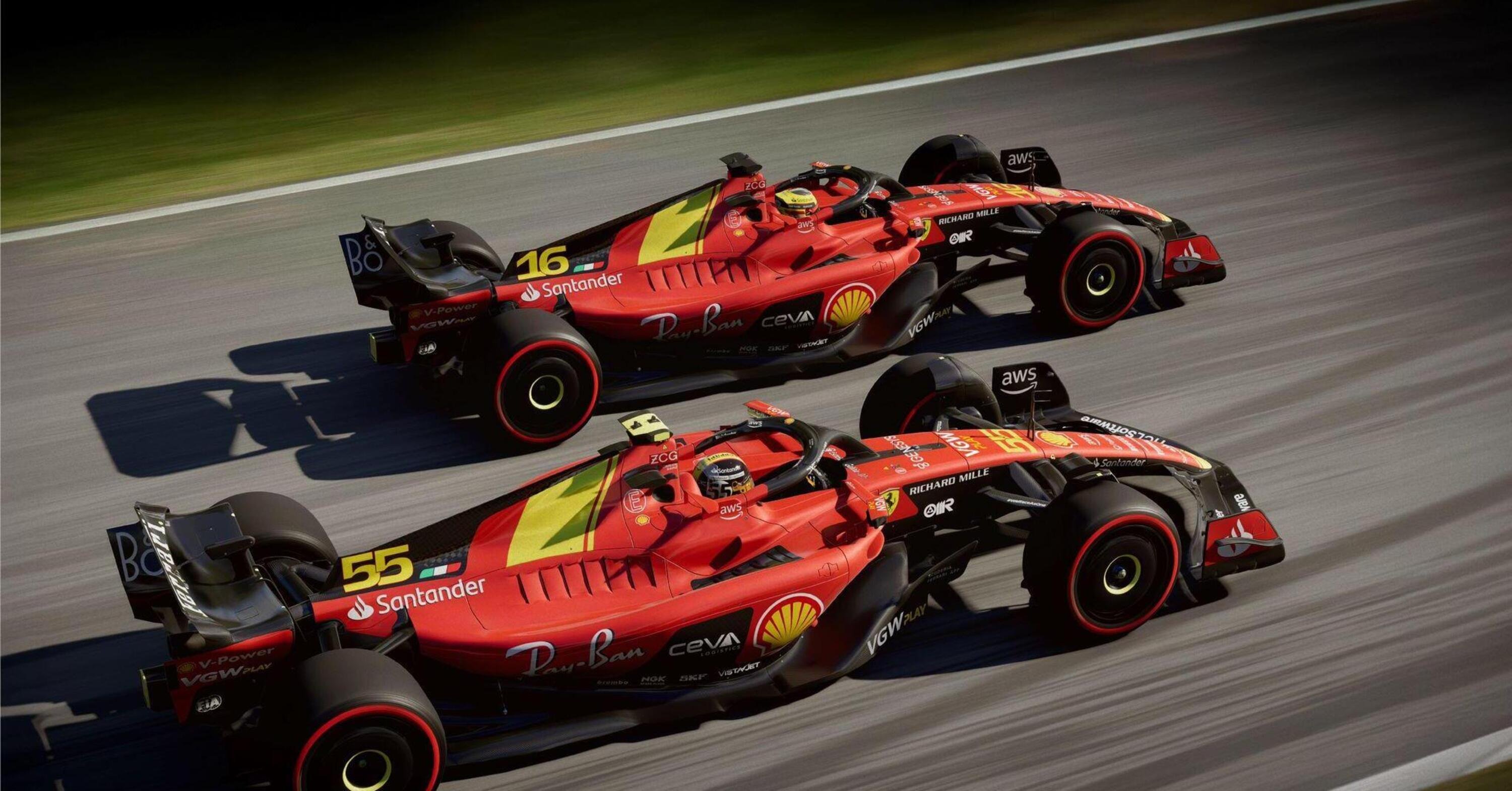 F1. Ferrari celebra il centenario di Monza al GP con una livrea speciale... ma non solo!