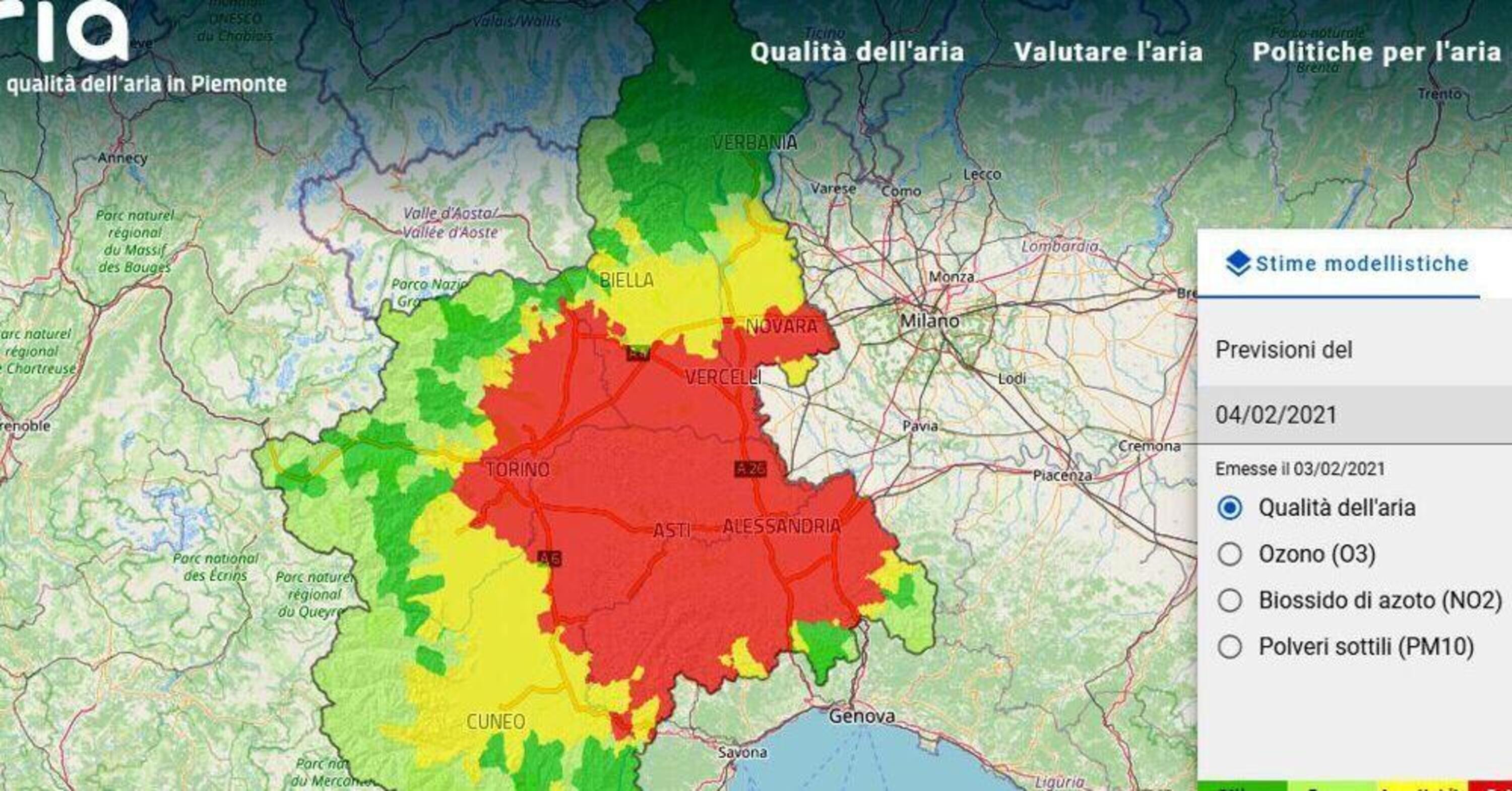 Piemonte: il blocco dei Diesel Euro 5 slitta di due anni
