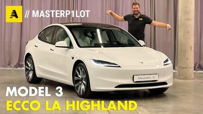 Tesla Model 3 2024 Highland: cambia (quasi) tutto, ma &egrave; sempre lei: autonomia fino a 678 km [VIDEO]