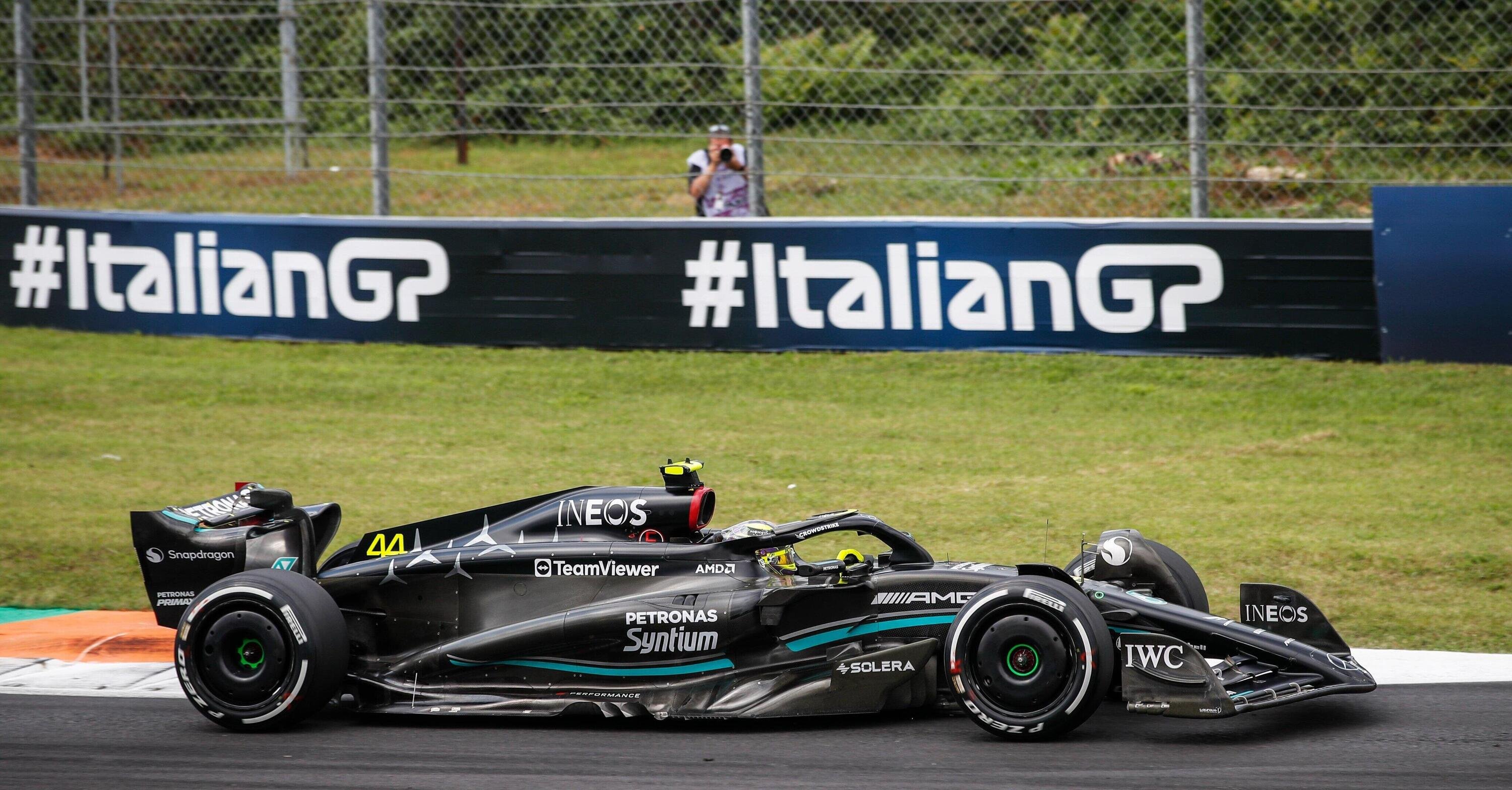 F1. GP d&#039;Italia ostico per Mercedes. Hamilton: &quot;Abbiamo tanto lavoro da fare&quot;