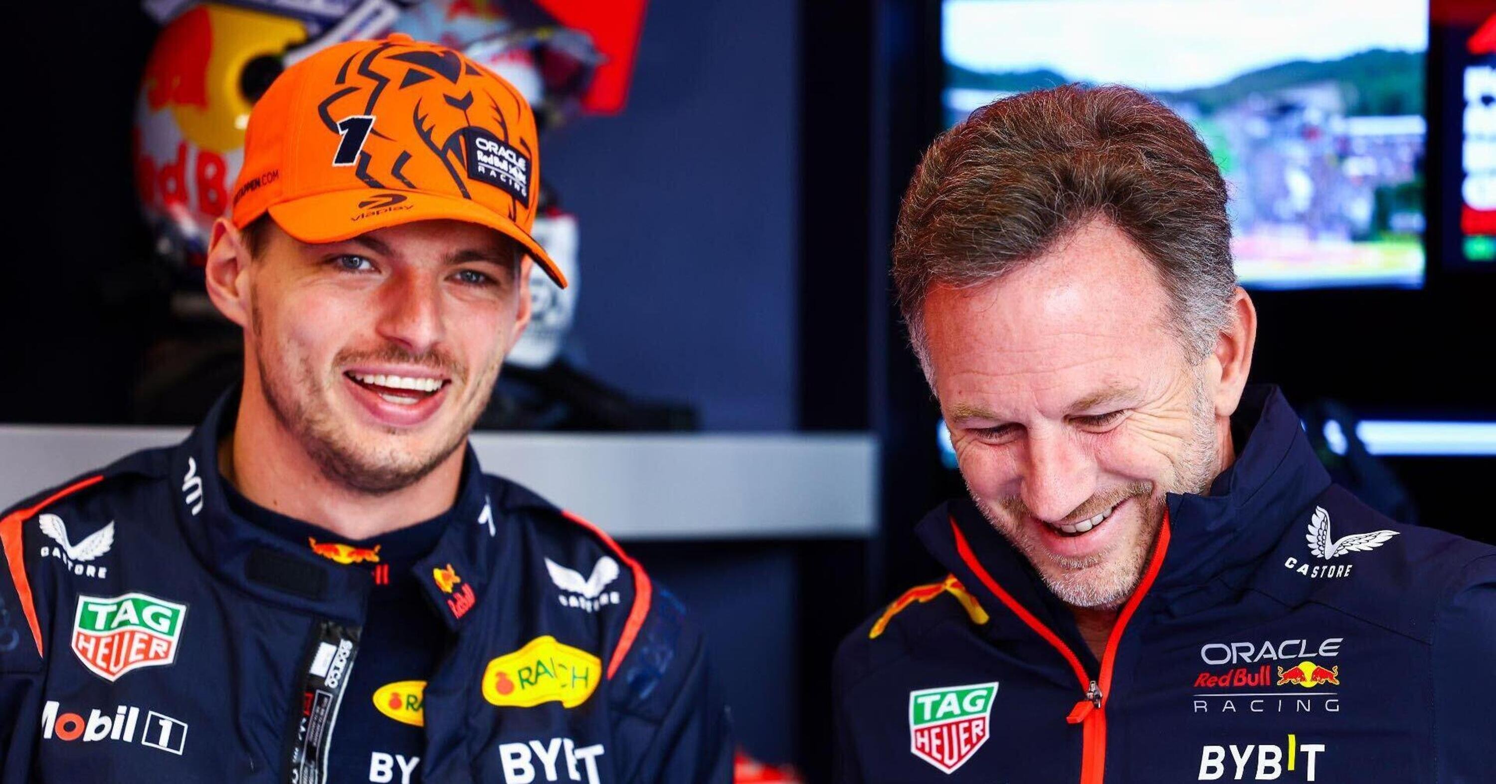 F1. Horner sull&rsquo;imperturbabile Verstappen: &ldquo;Max sostiene la pressione in modo incredibile&rdquo;