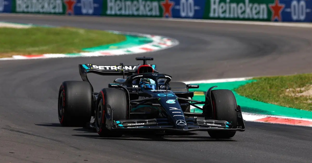 F1, GP Italia 2023. Russell: "Gran lavoro ieri, sono emozionato per domani"
