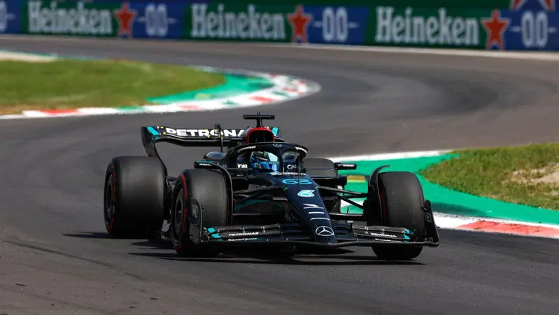 F1, GP Italia 2023. Russell: "Gran lavoro ieri, sono emozionato per domani"