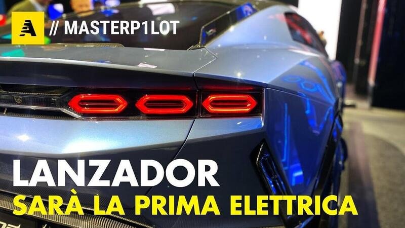 Lamborghini LANZADOR 2028 | 1360 CV solo elettrici dal vivo [VIDEO]