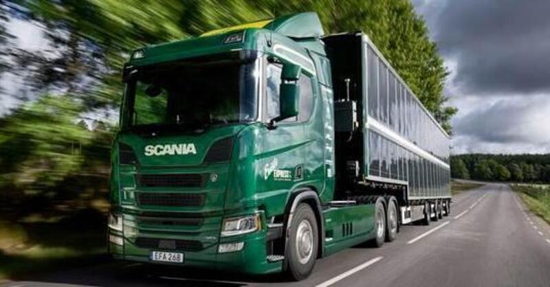 Scania: il primo TIR a energia solare &egrave; in prova 