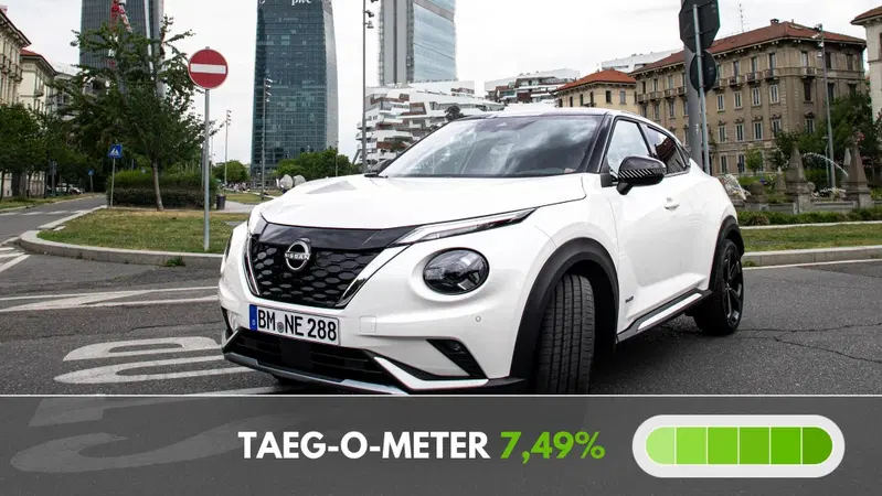 Nissan Juke l'offerta con finanziamento comprensivo di assicurazione incendio e furto