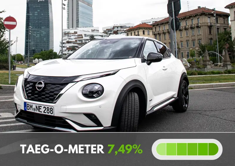 Nissan Juke l'offerta con finanziamento comprensivo di assicurazione incendio e furto
