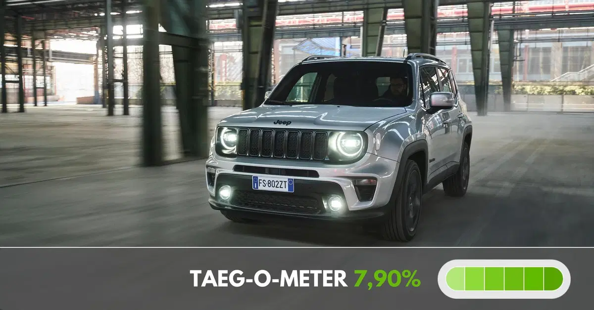 Jeep Renegade l'offerta per il benzina 1.0 T3 ha lo stesso tasso delle ibride