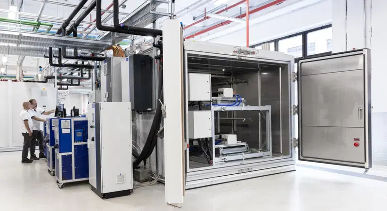 Uno dei laboratori di ricerca del nuovo Battery Technology Center di Mirafiori