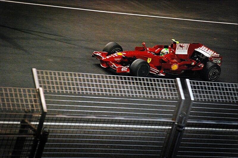 Felipe Massa al GP di Singapore 2008