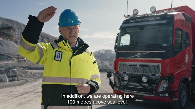 Volvo, i camion di Livello 5 guidano da soli in condizioni estreme [VIDEO] 