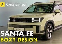 Hyundai Santa Fe 2024, design boxy e carattere top [Video]