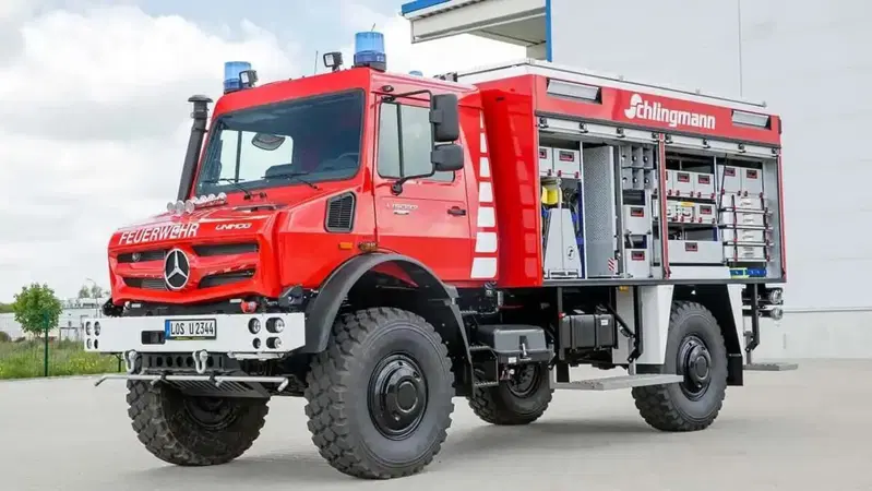Mercedes, l'Unimog dei pompieri