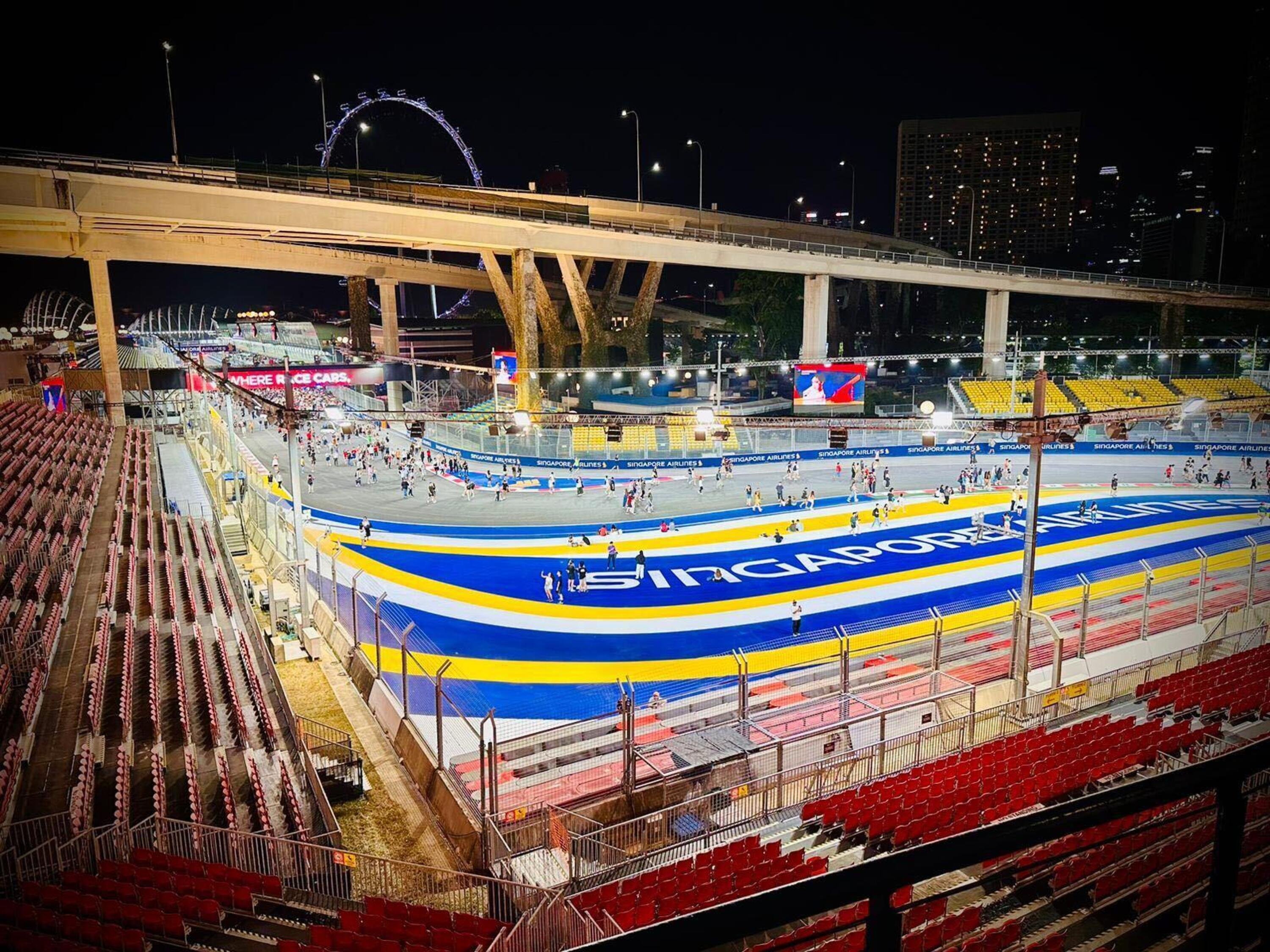 F1, per il GP di Singapore 2023 un nuovo impianto luci firmato DZ Impianti