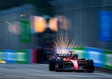 F1: ecco perché la Ferrari non ha montato le medie a Leclerc a fine gara