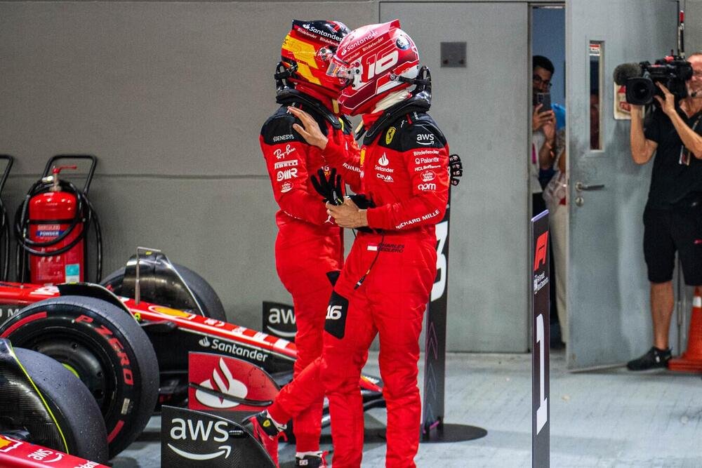 Charles Leclerc e Carlos Sainz fanno coppia in Ferrari dal 2021