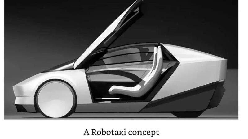 Tesla Robotaxi, nella biografia di Elon Musk spunta una concept