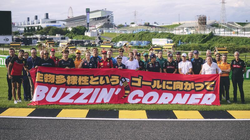 F1. Vettel a Suzuka per il suo nuovo progetto &quot;Buzzin&#039; Corner&quot;