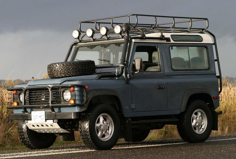 Una Land Rover Defender 90 del 1997