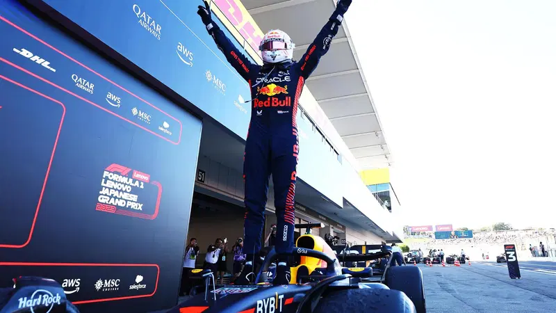 F1. GP Giappone: Red Bull campione del mondo, Verstappen: "Che anno incredibile"