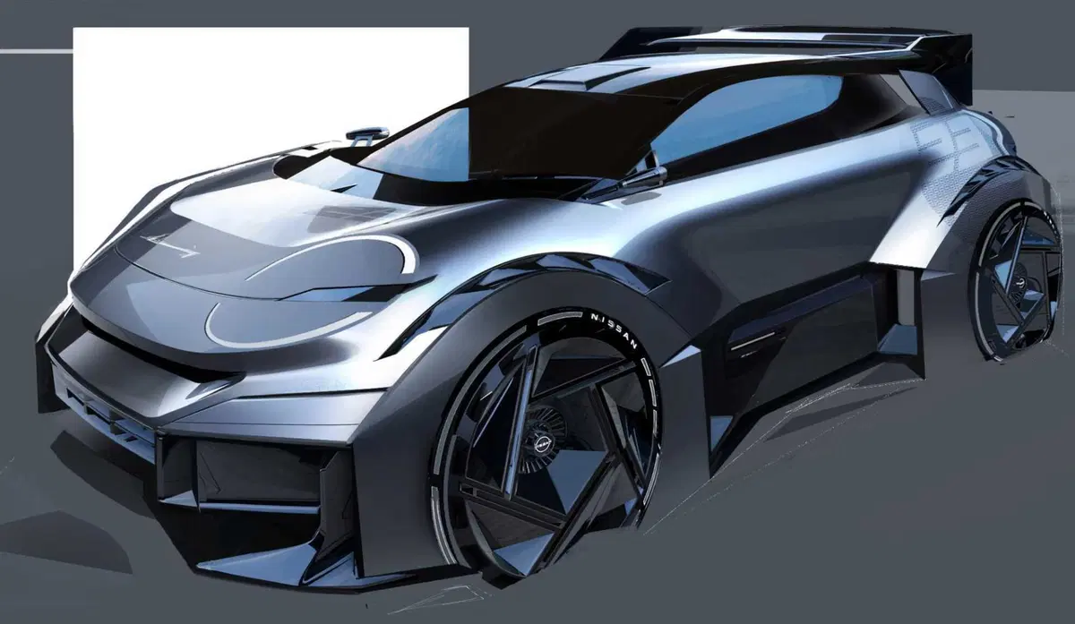 Nissan Concept, svelata la nuova Micra elettrica? C'è un po' di Renault R5... (3)
