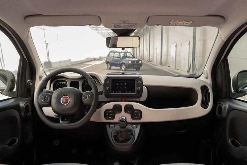 Gli interni della Fiat Panda 4x40&deg; edizione limitata