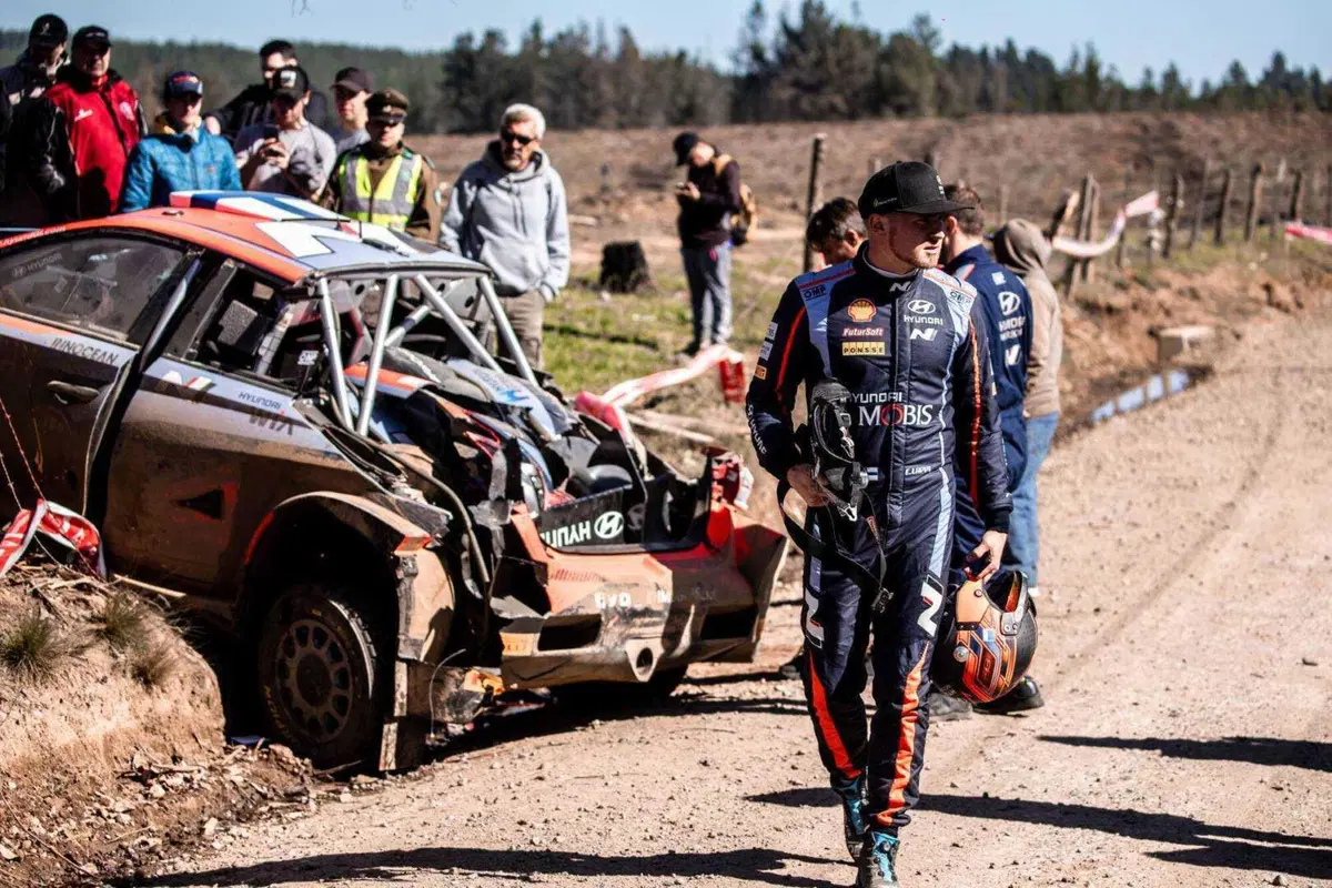 WRC23. Rally Chile D2. Tanak, Ford, solitario. Enigma gomme