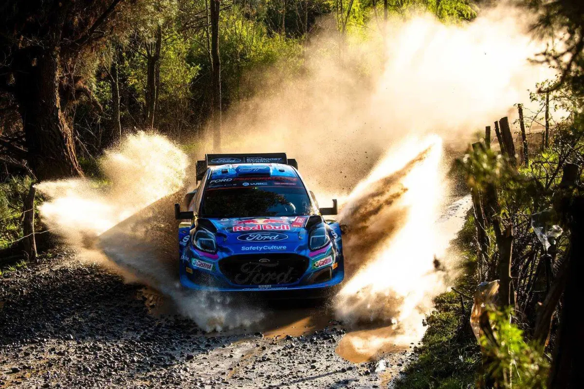 WRC23. Rally Chile D2. Tanak, Ford, solitario. Enigma gomme (3)