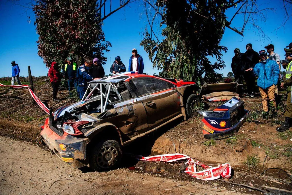 WRC23. Rally Chile D2. Tanak, Ford, solitario. Enigma gomme (12)