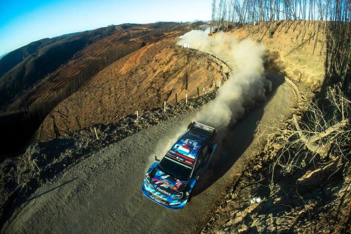 WRC23. Rally Chile D2. Tanak, Ford, solitario. Enigma gomme (13)
