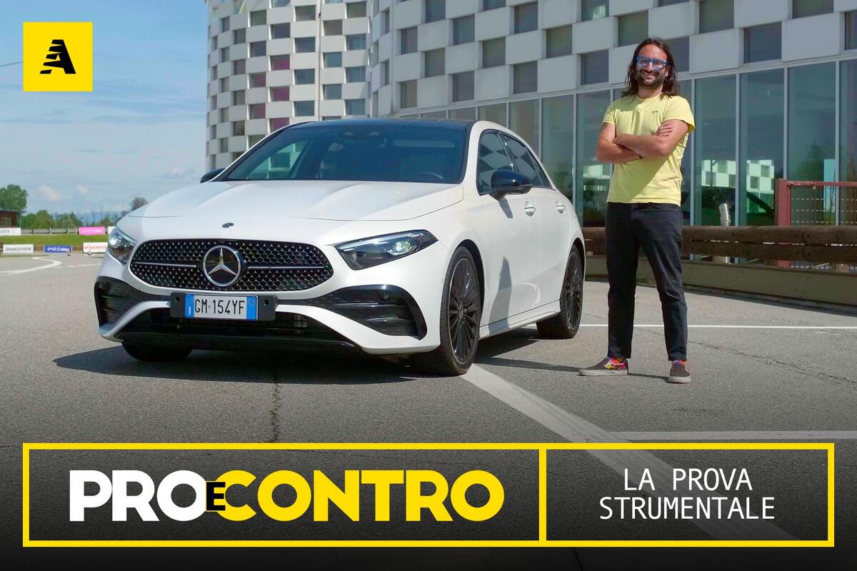 Mercedes Classe A restyling 2023: Pro e Contro. Ecco la nostra prova  strumentale e tutti i numeri della pagella [VIDEO] - Prove 