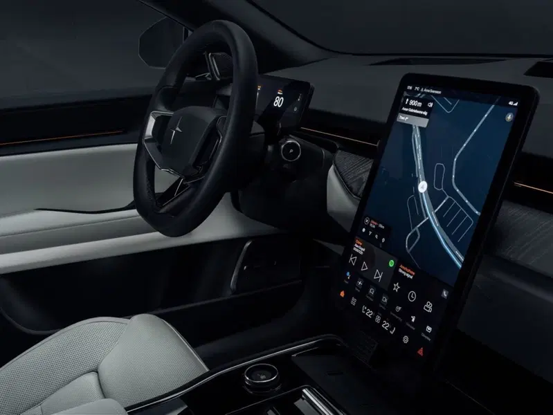 Gli interni della nuova Polestar 3
