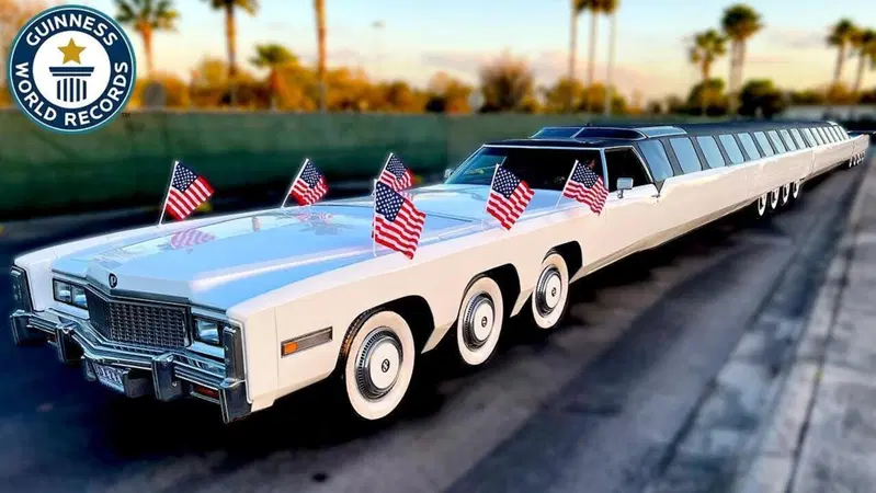 L'auto dei Guinness: piscina e campo da golf, eliporto e 75 passeggeri [VIDEO]