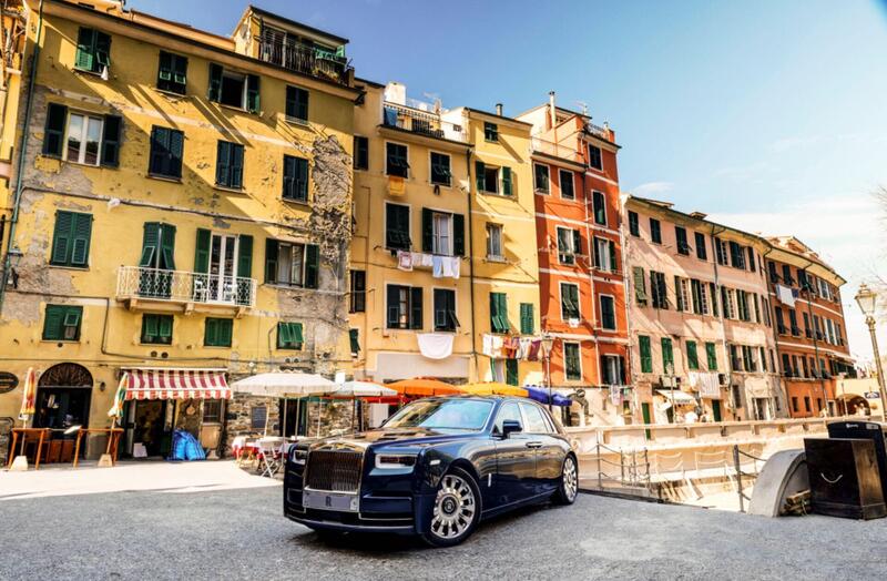 La Rolls Royce dedicata alla Cinque Terre: esemplare unico con galleria 