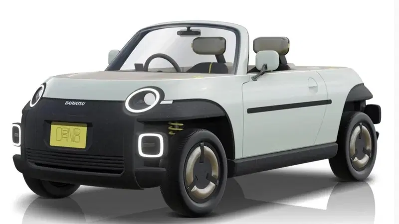 Daihatsu Copen e un mini pick up elettrico a Tokyo 2023