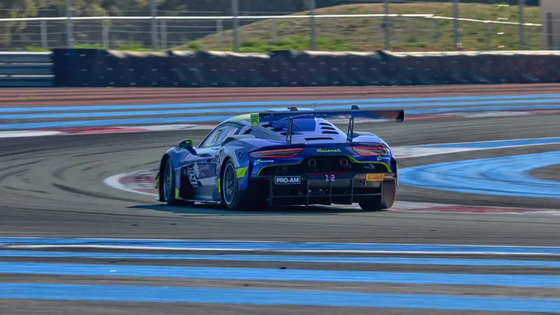 Maserati GT2: subito a podio in Francia al debutto in gara