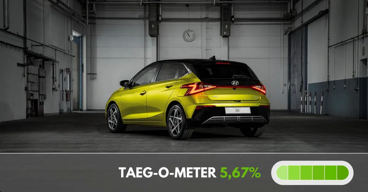 Hyundai I20 GPL l'offerta a menu