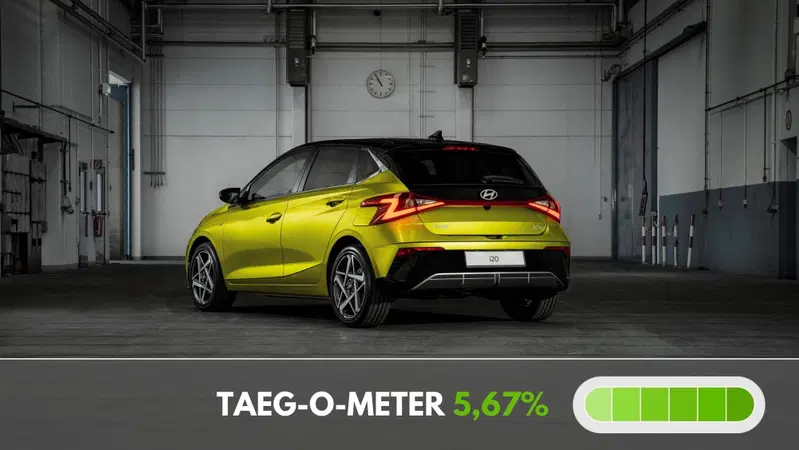 Hyundai I20 GPL l'offerta a menu