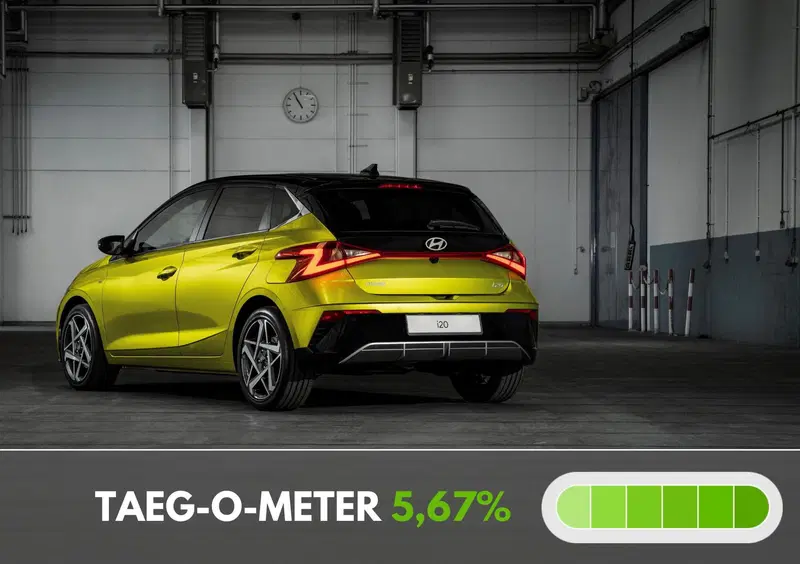 Hyundai I20 GPL l'offerta a menu