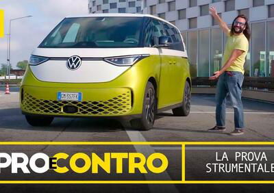 Volkswagen ID. Buzz: Pro e Contro. Ecco la nostra prova strumentale e tutti i numeri della pagella [VIDEO]