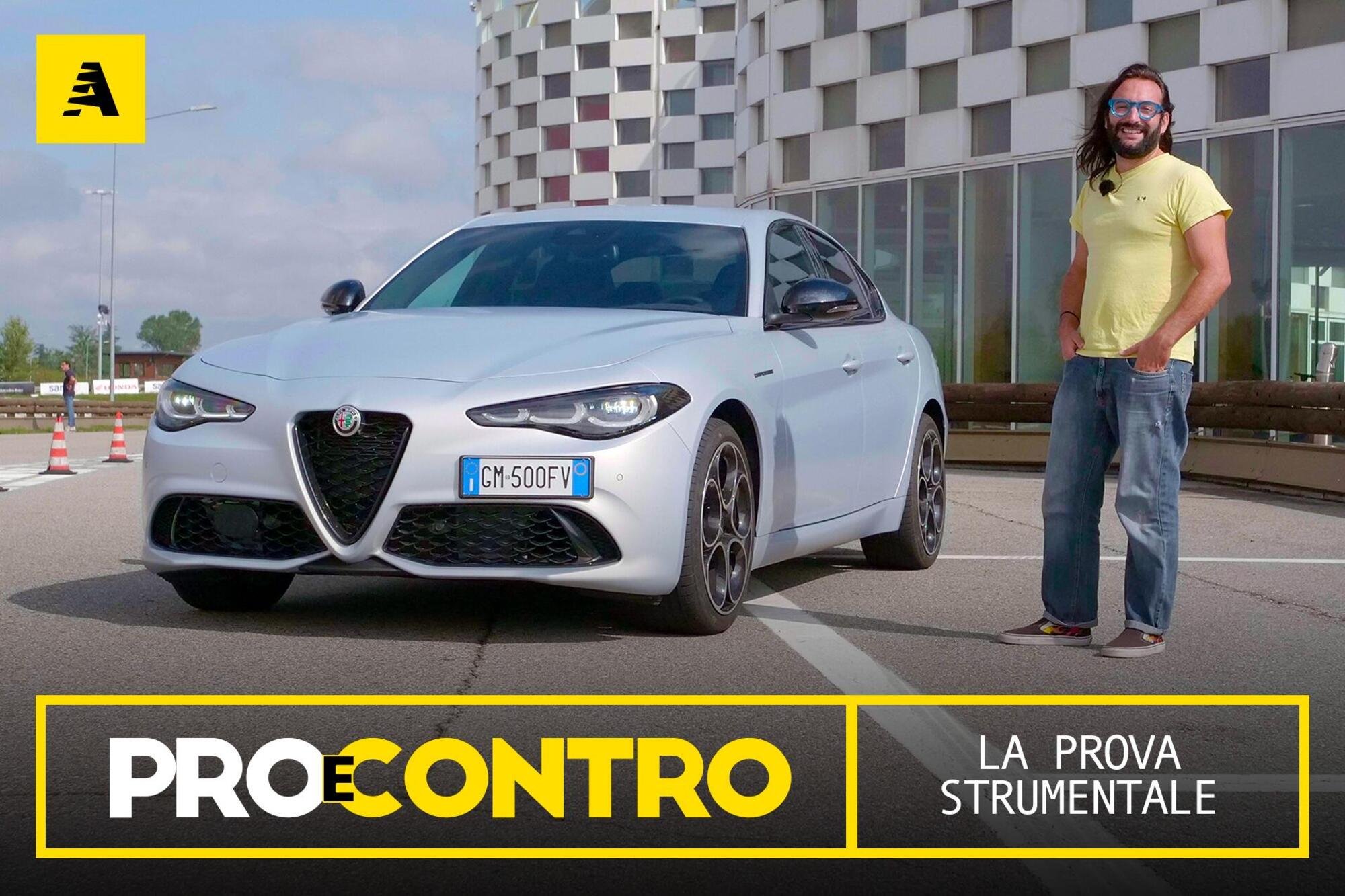 Alfa Romeo Giulia restyling: Pro e Contro. Ecco la nostra prova strumentale e tutti i numeri della pagella [VIDEO]