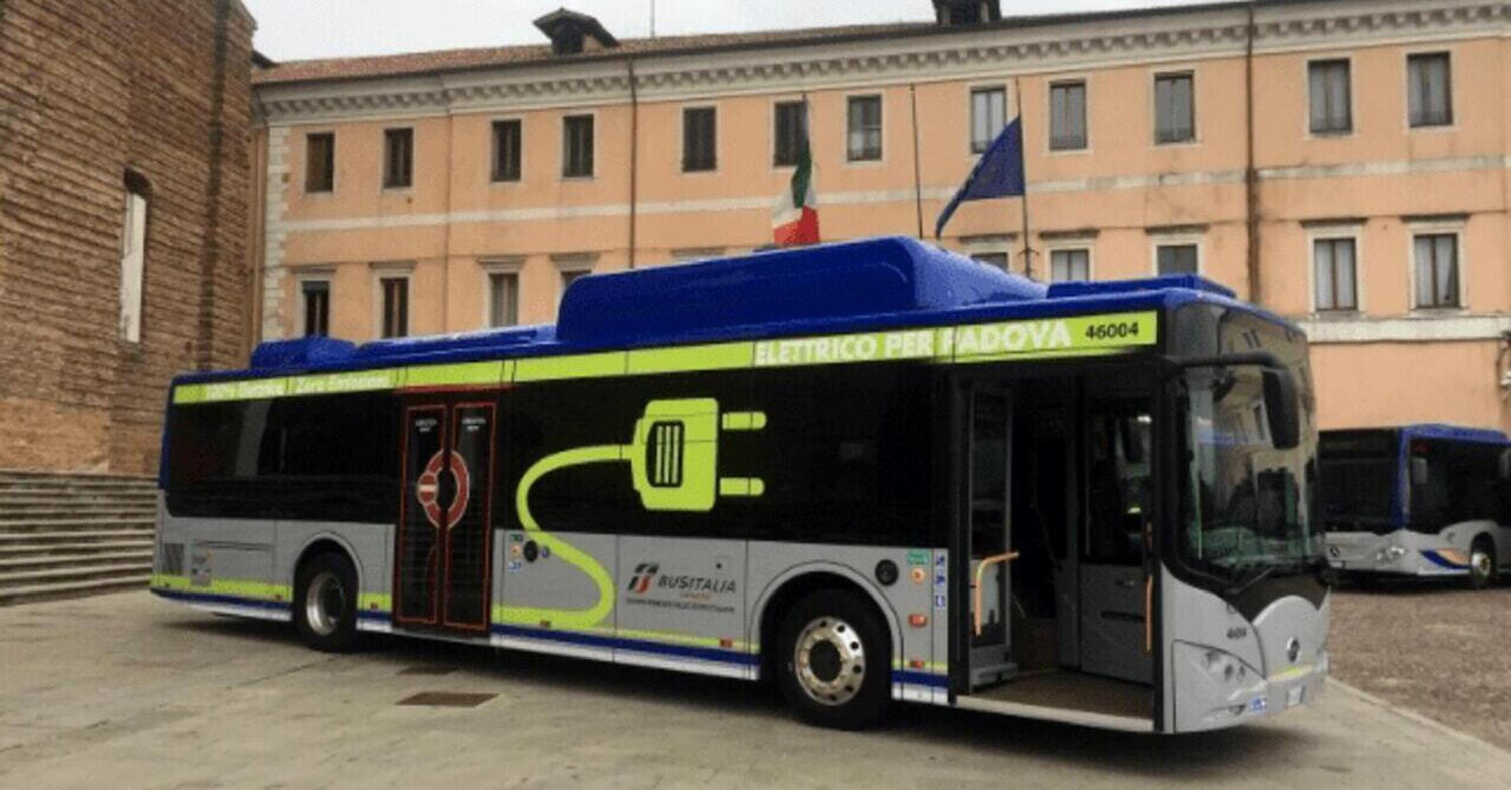 Padova: bus elettrici Yuton fermati e controllati, sospeso il servizio