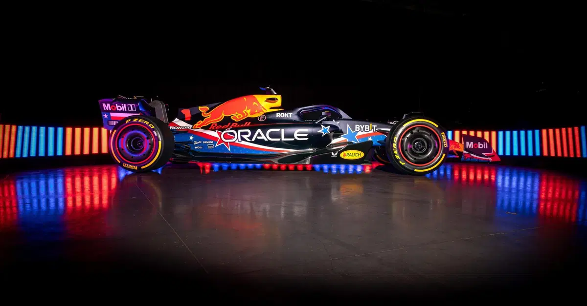 Formula 1. Nuova livrea Red Bull in Texas: l'ha disegnata un fan