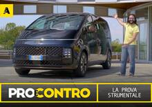 Hyundai Staria: Pro e Contro. Ecco la nostra prova strumentale e tutti i numeri della pagella [VIDEO