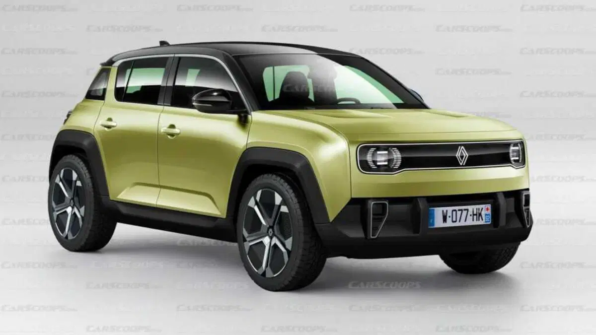 Renault 4: ecco come potrebbe essere la nuova elettrica  (2)