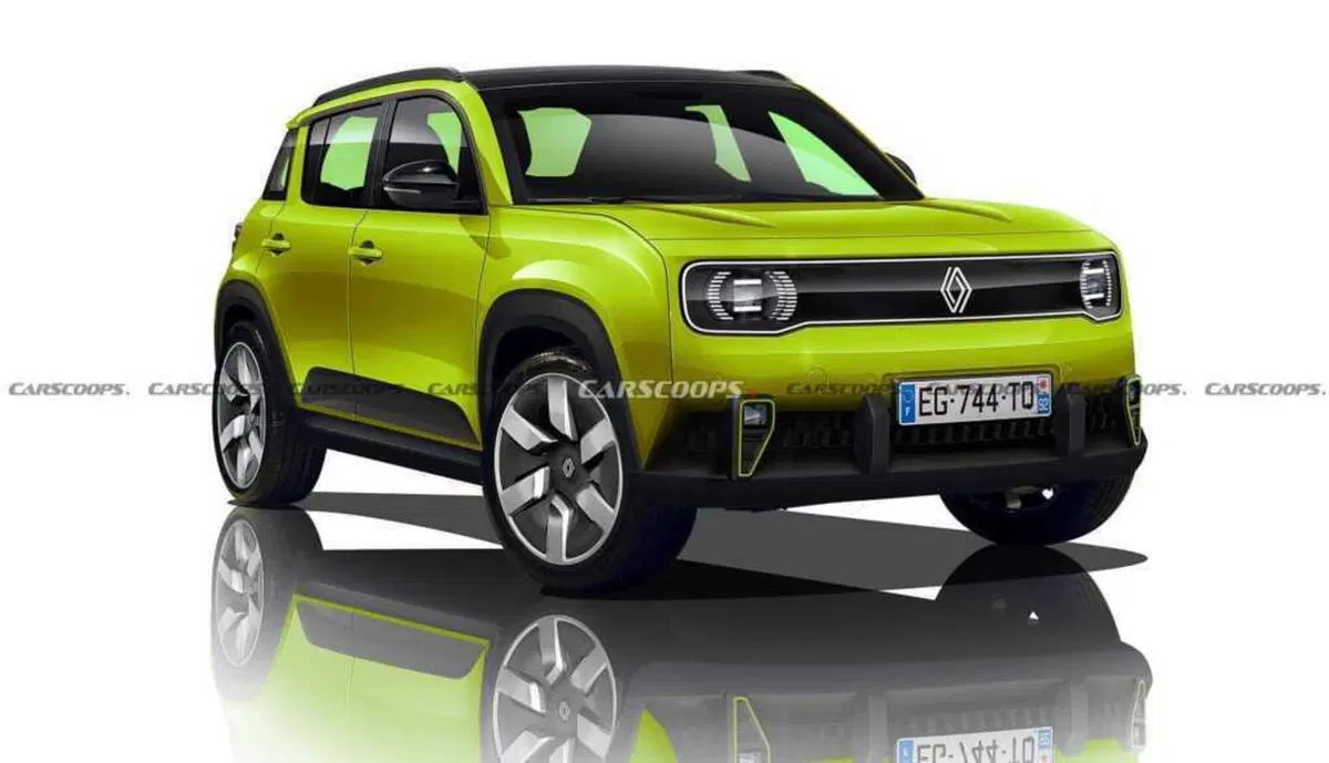 Renault 4: ecco come potrebbe essere la nuova elettrica  (9)
