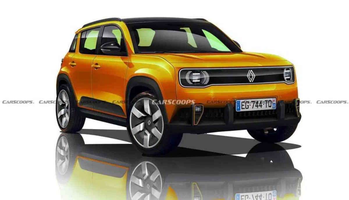 Renault 4: ecco come potrebbe essere la nuova elettrica  (4)