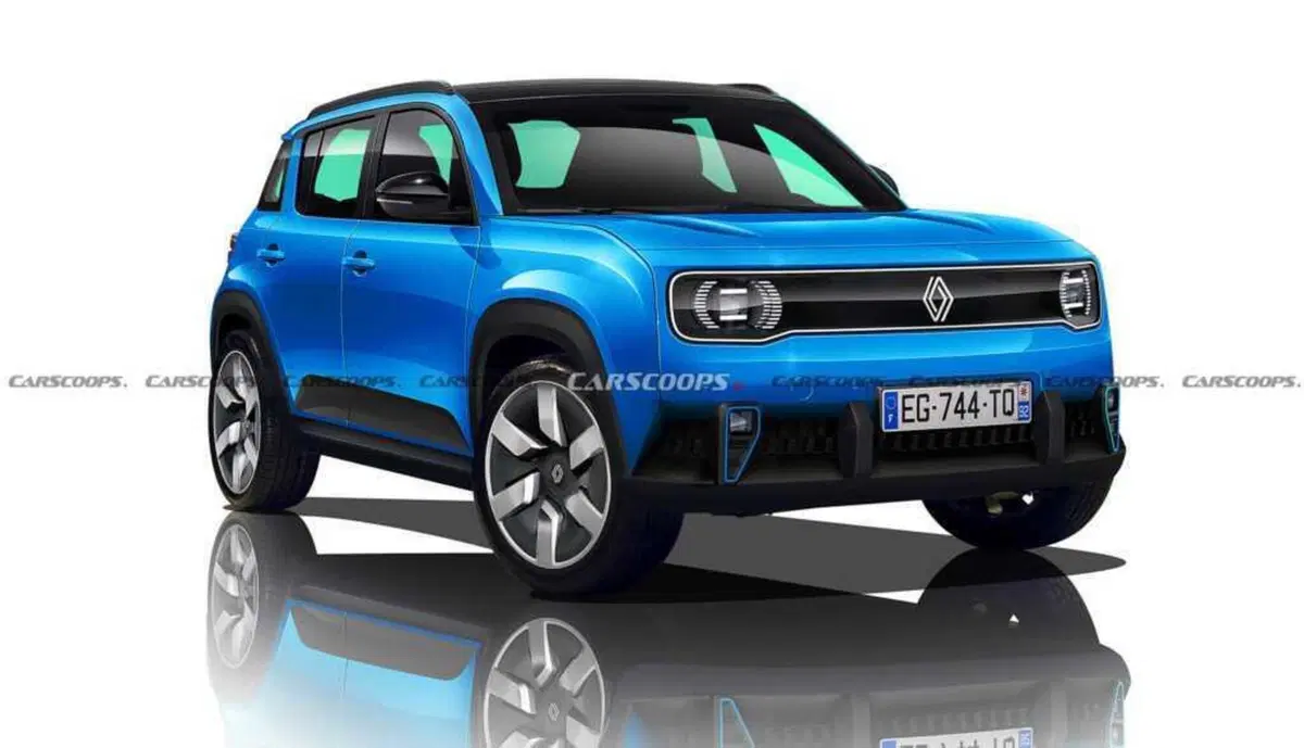 Renault 4: ecco come potrebbe essere la nuova elettrica  (7)