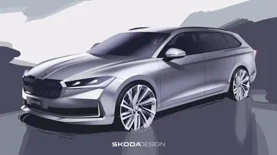 Skoda Superb, l'ammiraglia ceca &egrave; pi&ugrave; filante, i primi disegni